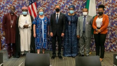 US Sec Blinken with civil soceity in Abuja